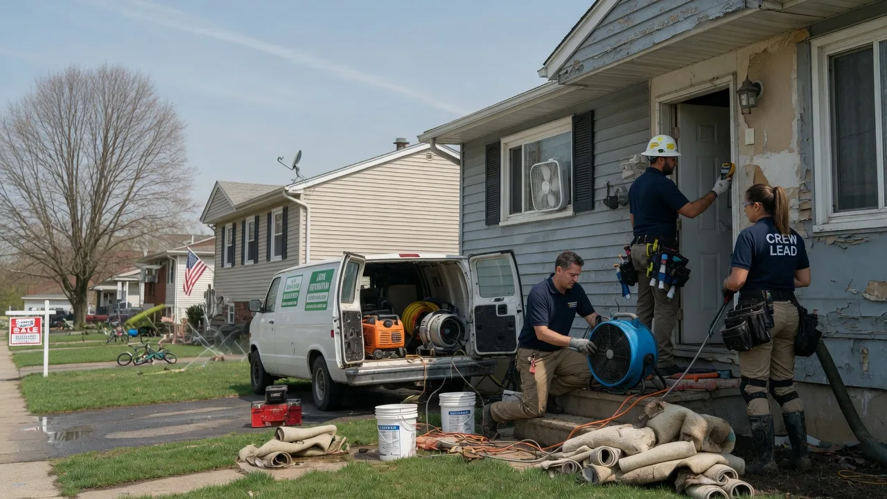Flood Cleanup in Bordentown, NJ near me